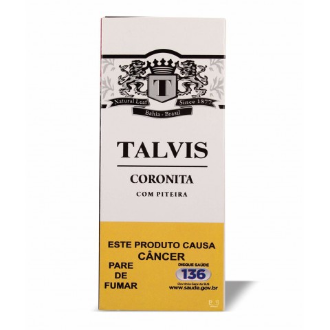 Cigarrilha Talvis Coronita Tradicional com Piteira cx c/5
